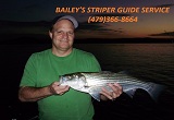 Striper fishing guide service